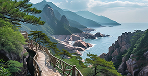 A4線《婺里望山》望仙谷、醉美篁嶺-鮮花小鎮(zhèn)、